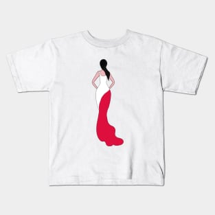 Poland Woman Kids T-Shirt